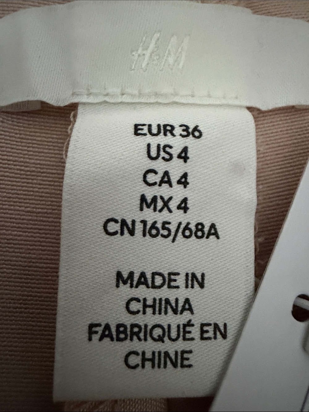 H&M Cream Mini Skirt w/Ruffle Creamy Beige Sz 4 ❤️ - Picture 5 of 9